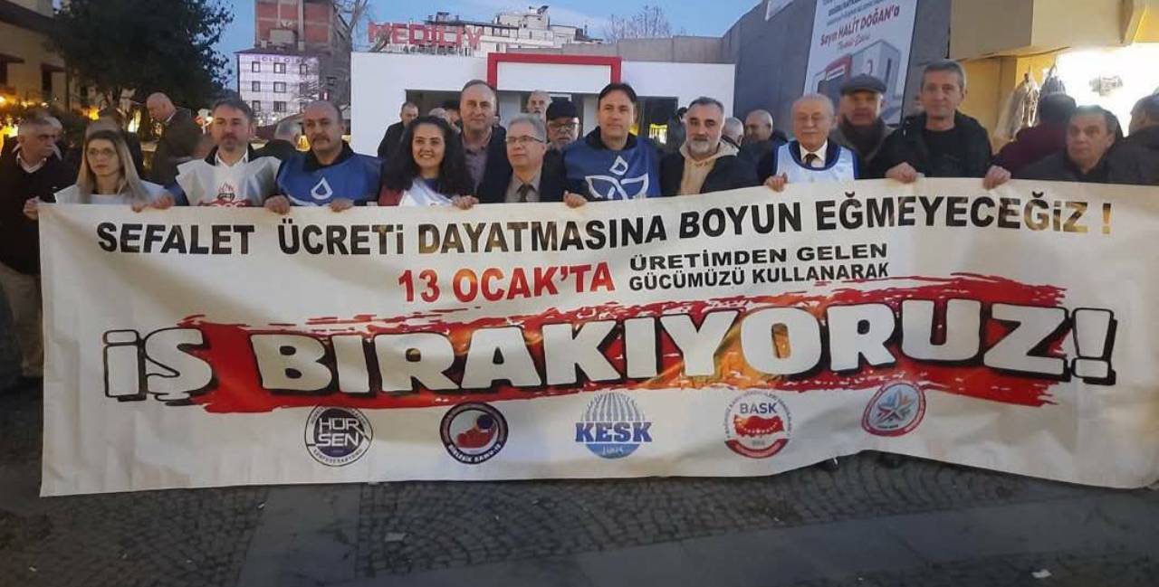 Samsun’da kamu çalışanları iş bırakıyor